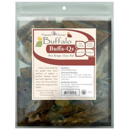 Canine Caviar Canine Caviar 700878 8 Ounce Buffalo Lung Pet Foods 700878